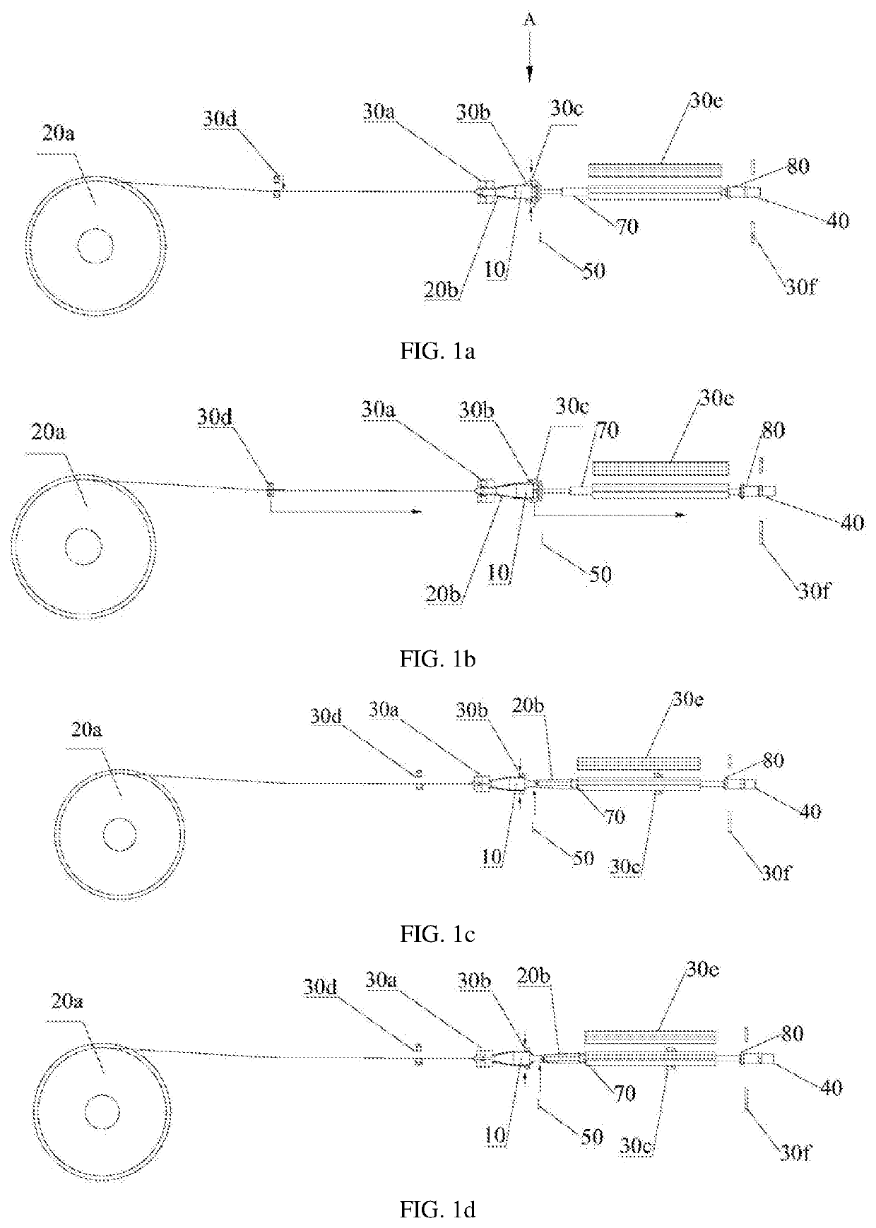 Packaging Equipment for Continuous Automatic Net Sleeving of Casing, Shirring Machine and Packaging Method