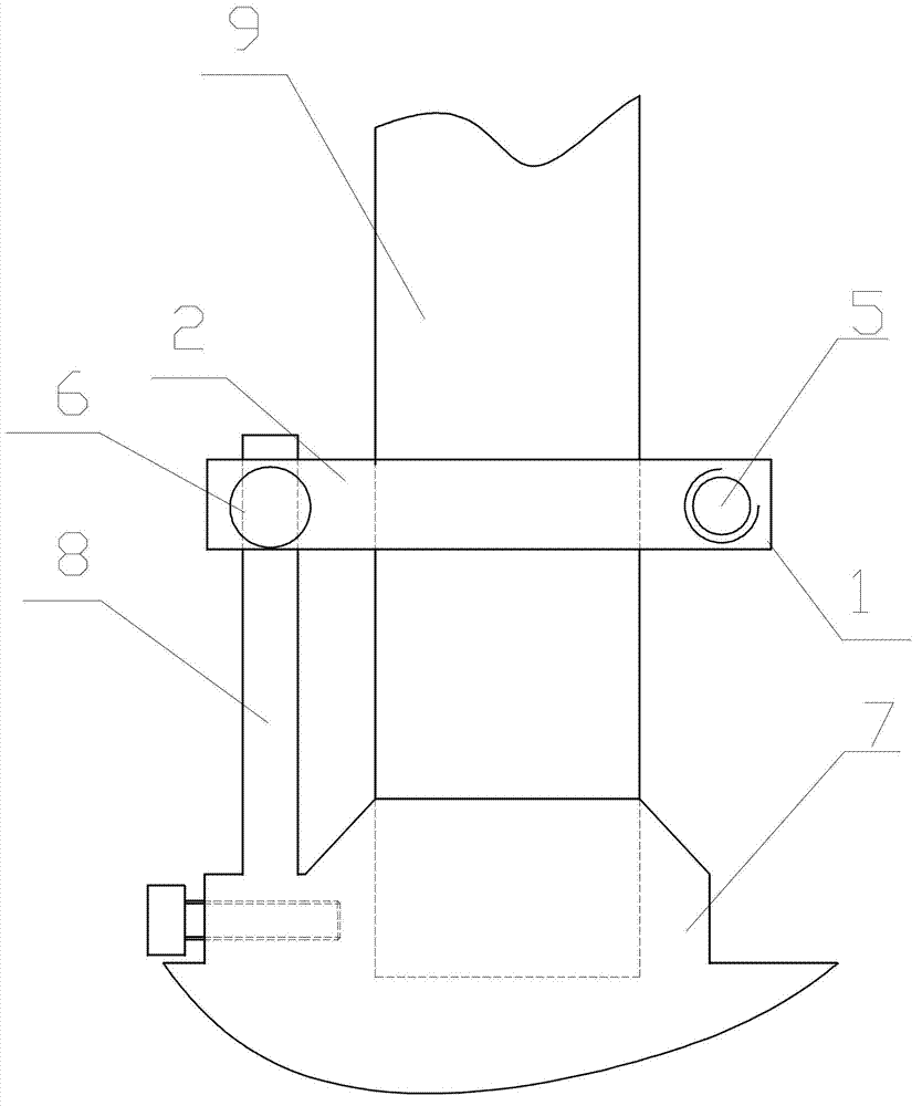 Large-size wind turbine gear shaft tooth grinding tooling