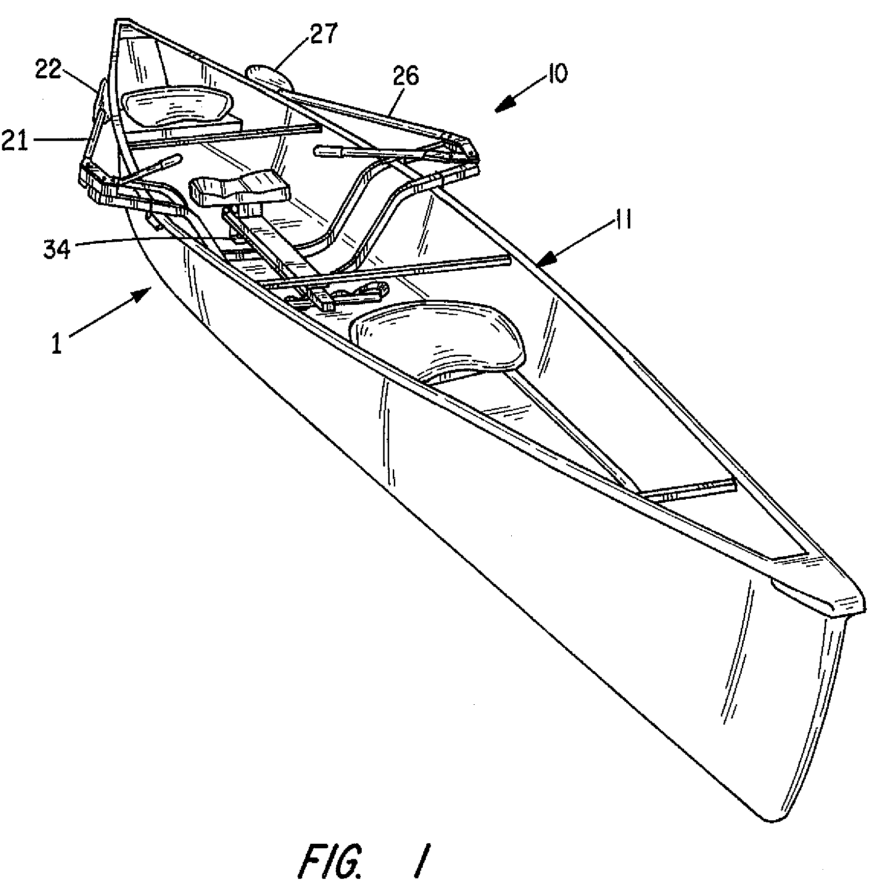 Forward facing rowing attachment with rolling seat