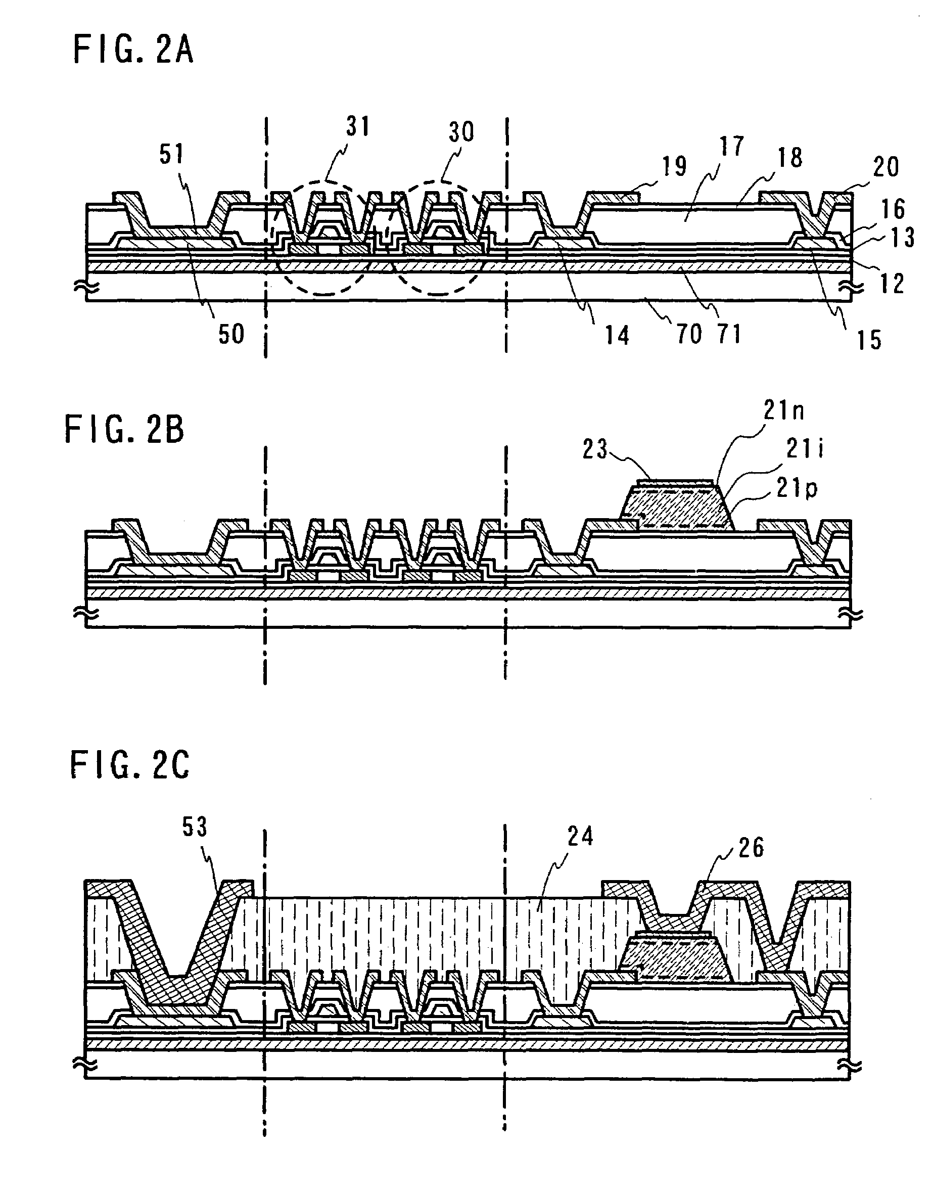 Semiconductor device having photo sensor element and amplifier circuit