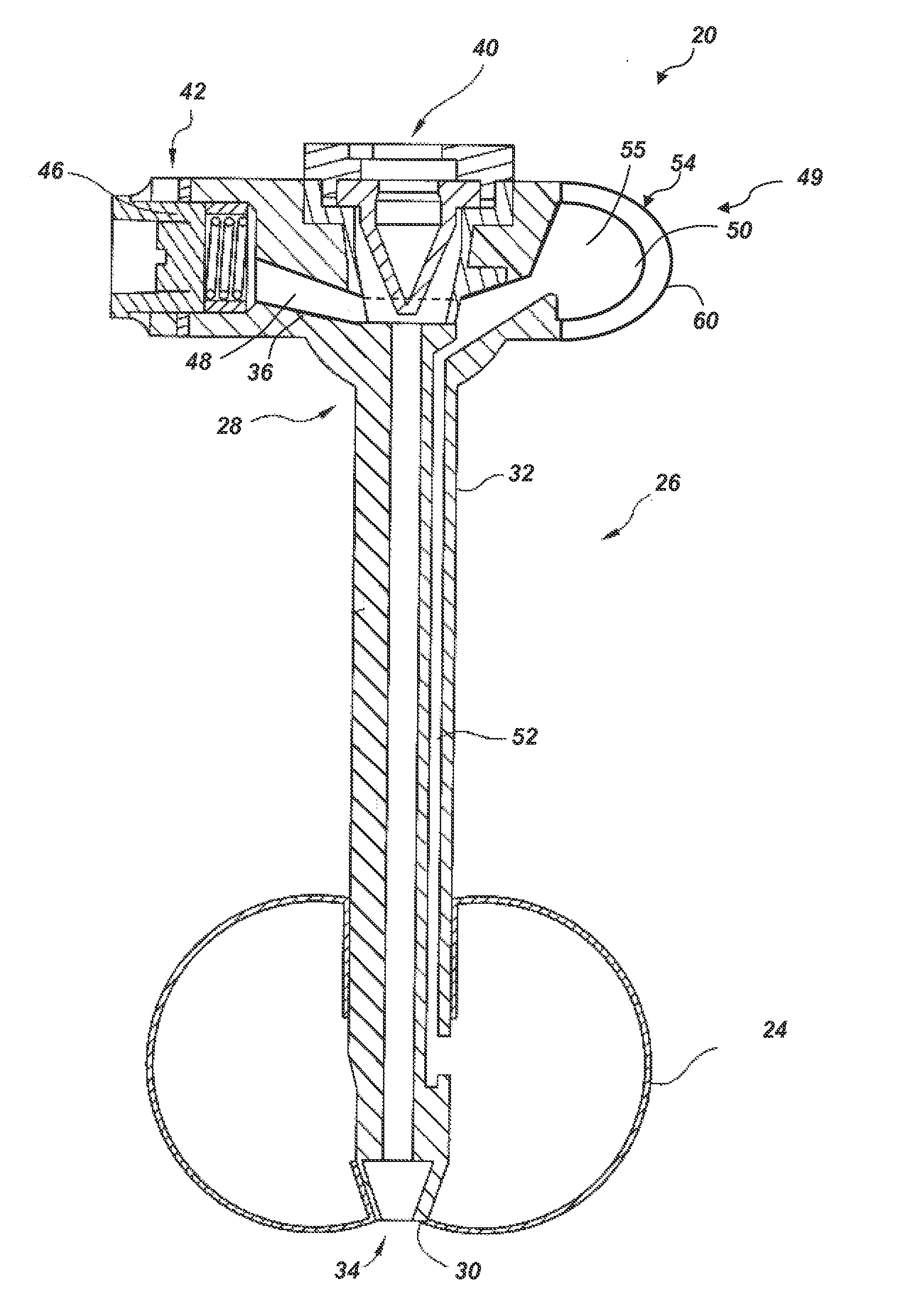 Enteral Feeding Catheter Device with an Indicator