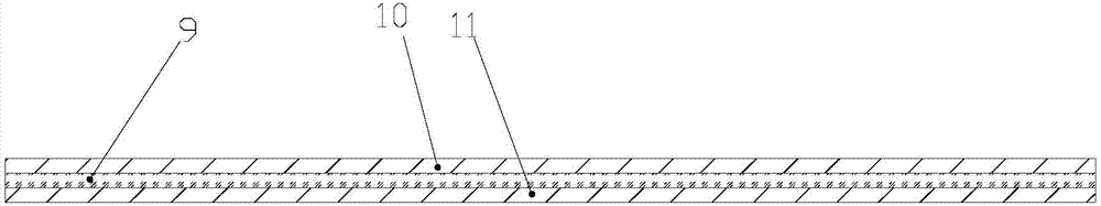 Lamination forming process method for fiber-metal mixed composite material