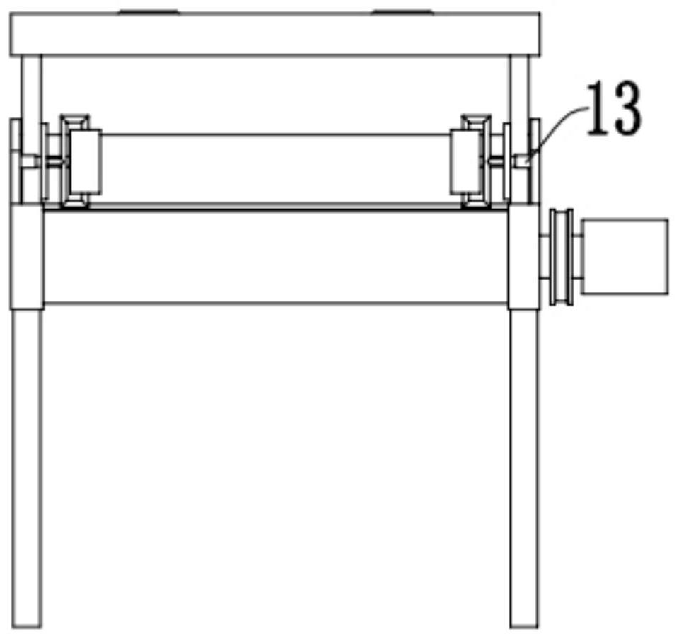 Waste discharging mechanism for precision casting machining