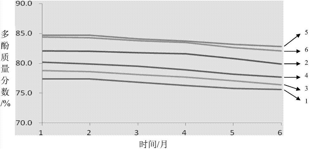 Beach morningglory herb polyphenol, preparation method and application thereof