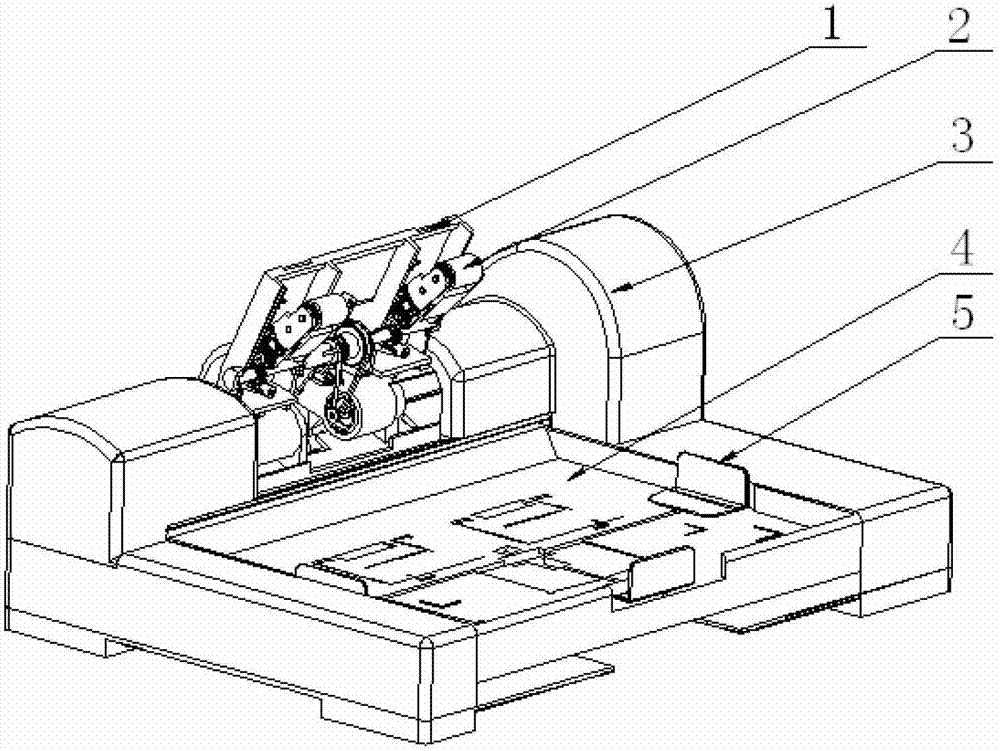 Paper feeder for high-speed image shooting instrument