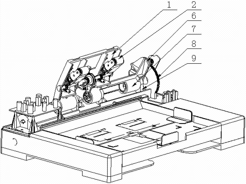 Paper feeder for high-speed image shooting instrument