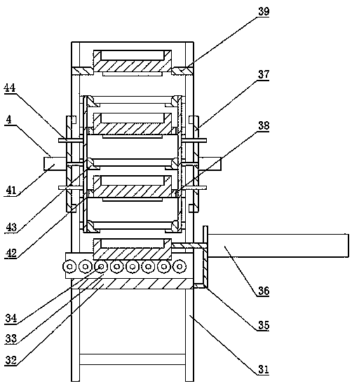 Circulating carrier conveying device and use method thereof