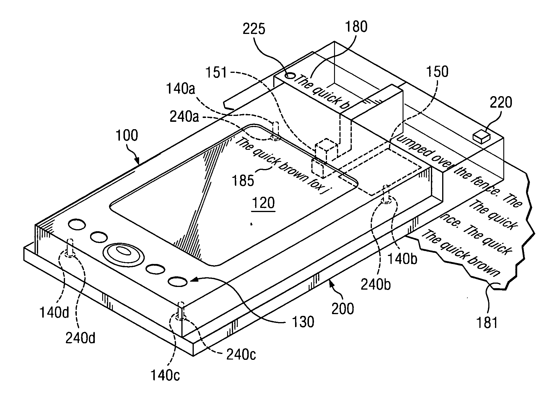 PDA compatible text scanner