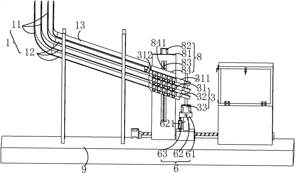 Super-automatic pipe reaming production line