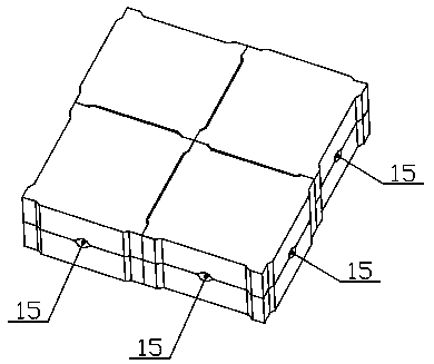 Novel gap permeable pavement structure and construction process thereof