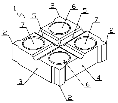 Novel gap permeable pavement structure and construction process thereof