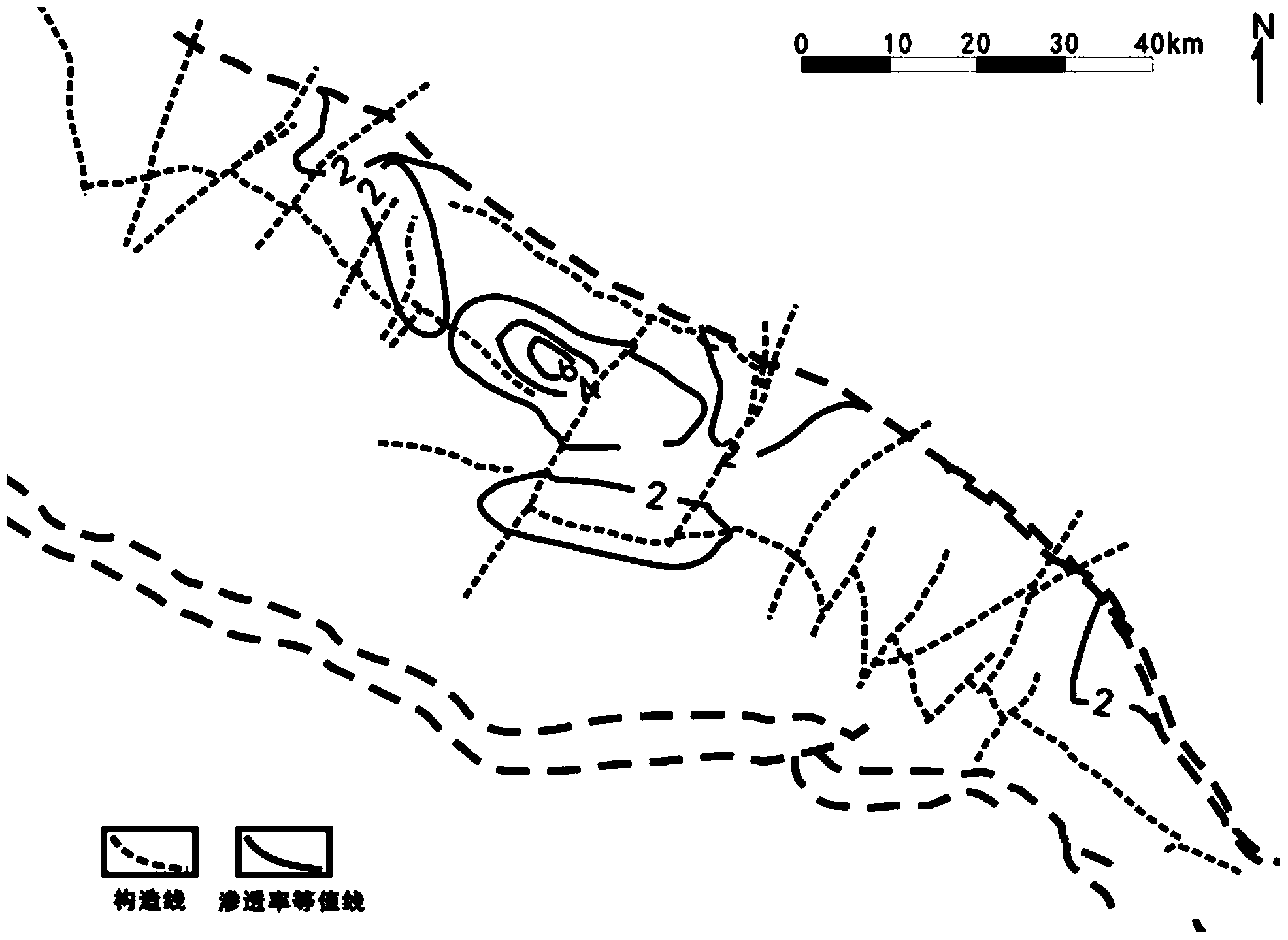 Method of determining oil and gas productivity based on oil and gas control effects of petrophysical facies