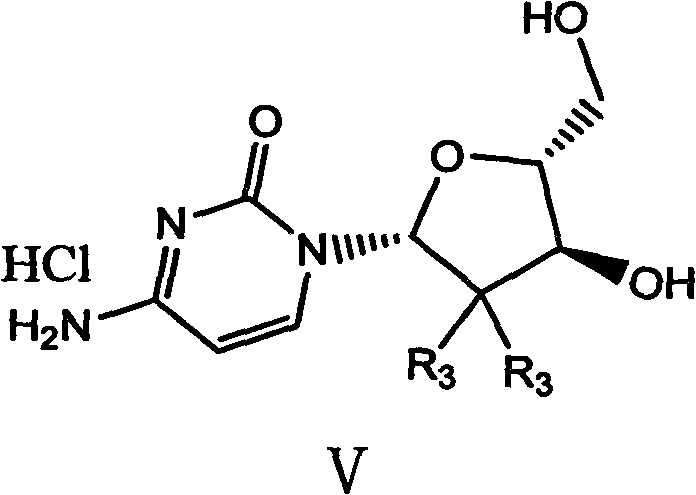 Method for preparing gemcitabine hydrochloride