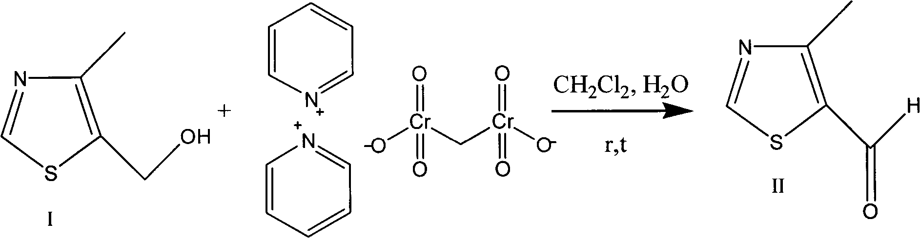 Preparation method of 4-alkyl-5-formoxyl thiazole or 5-formoxyl thiazole