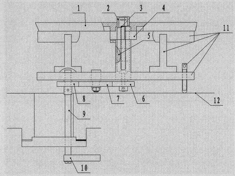 Device used for testing height of hypersonic wind tunnel continuous variable projection