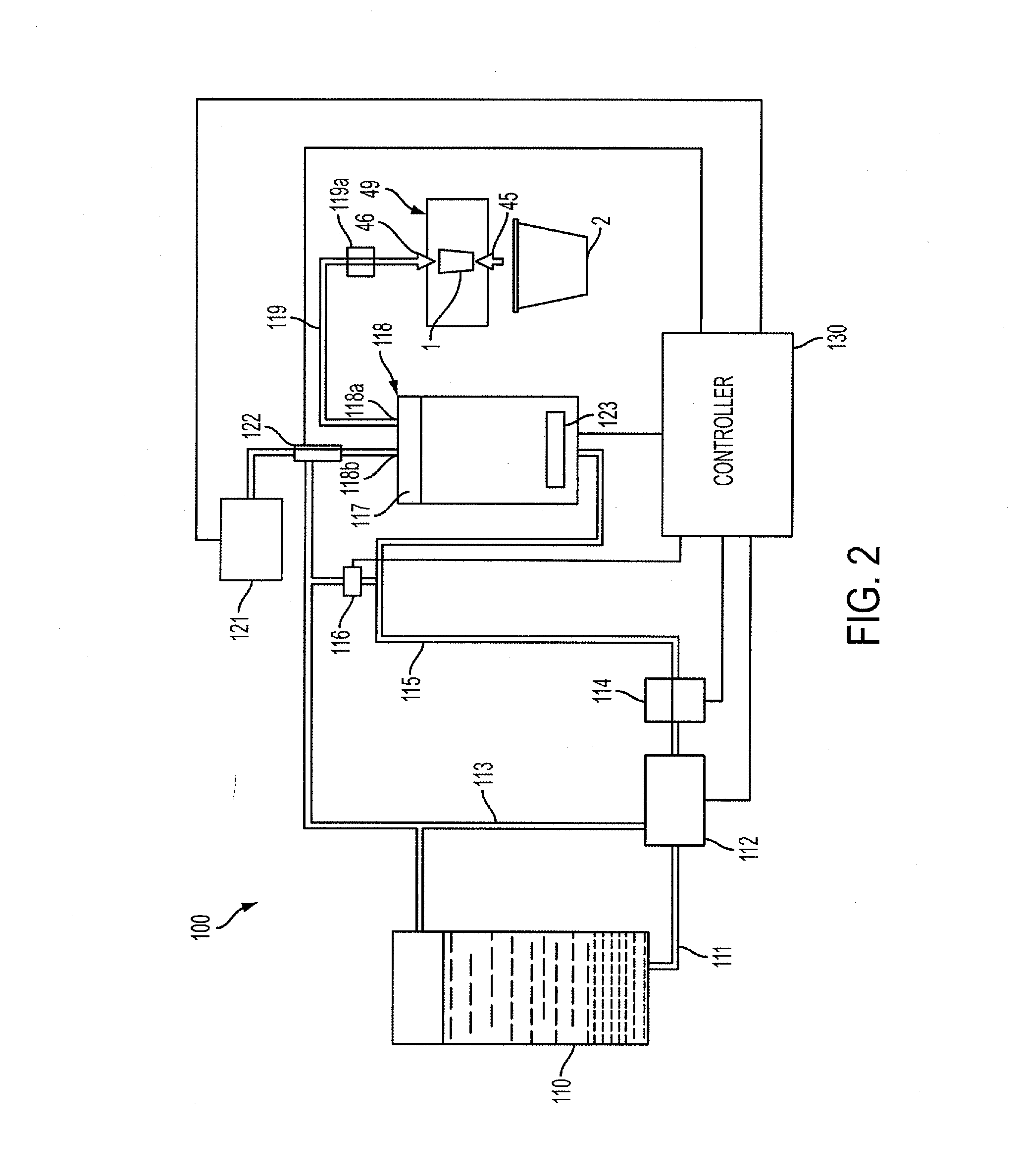 Liquid delivery tank with expansion chamber