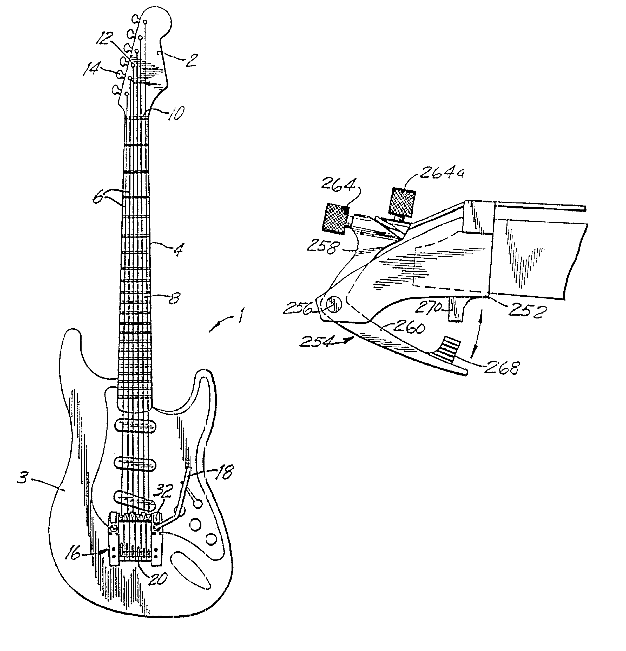 Tuning means for stringed musical instrument