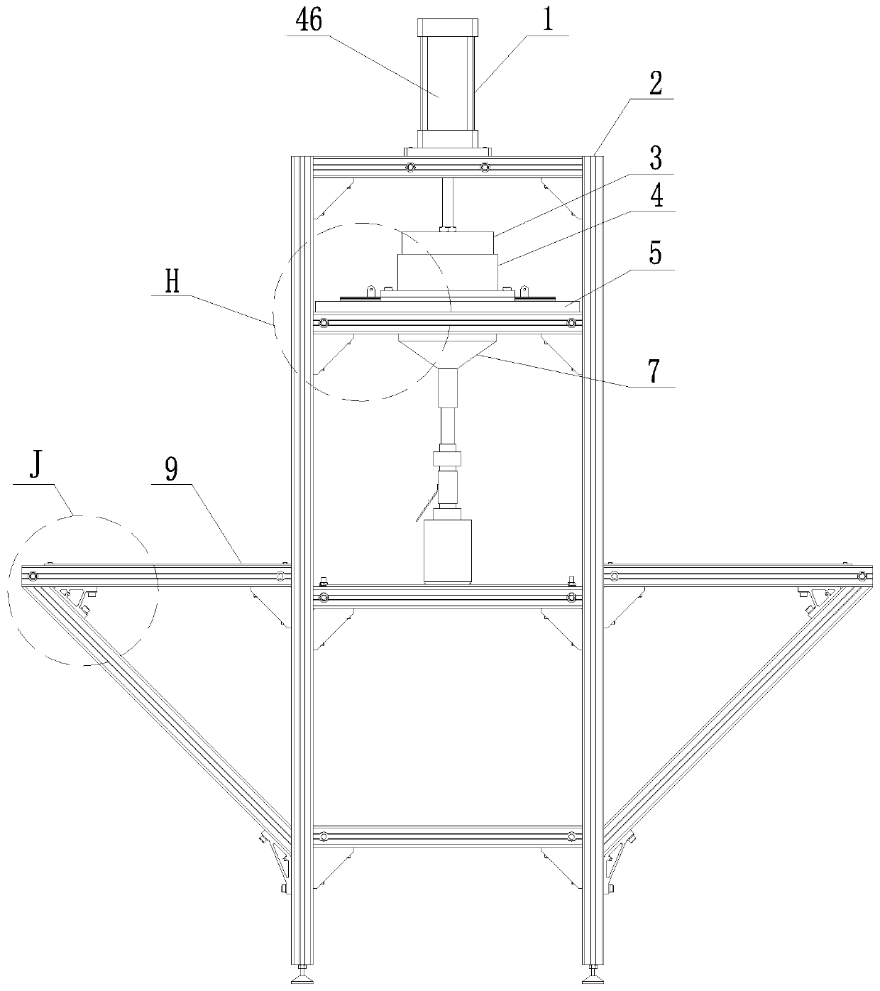 Oily sludge reduction comprehensive experiment device