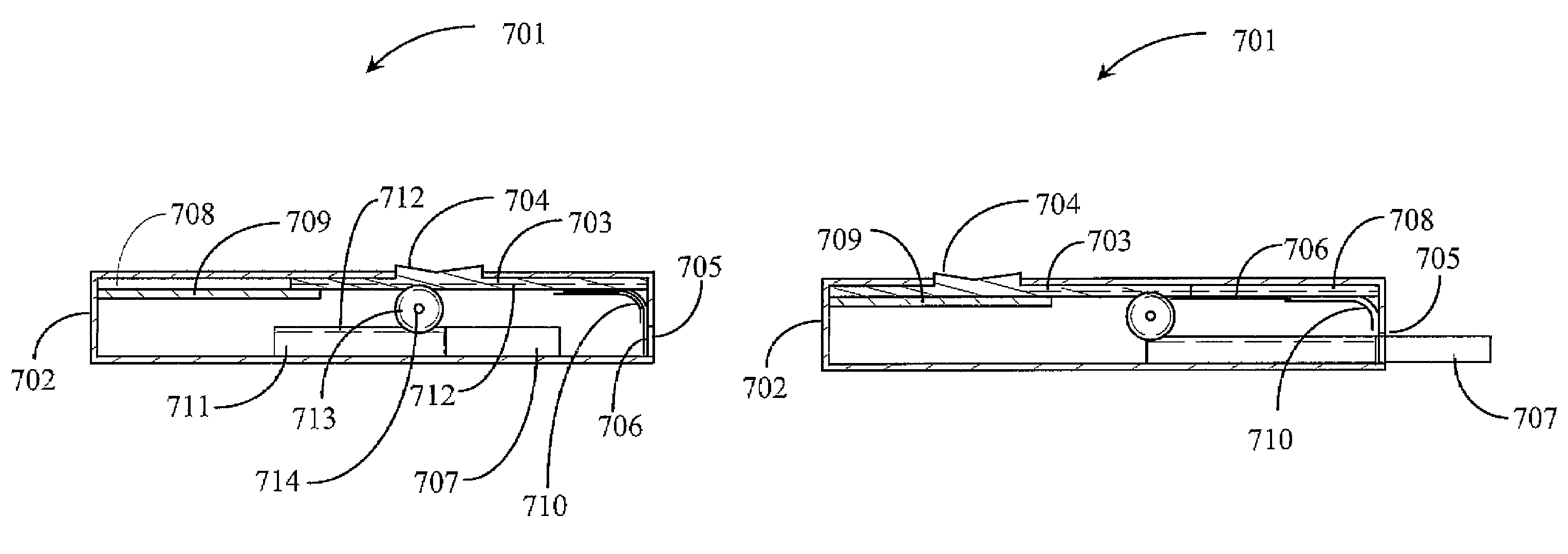 Thumb drive with retractable USB connector