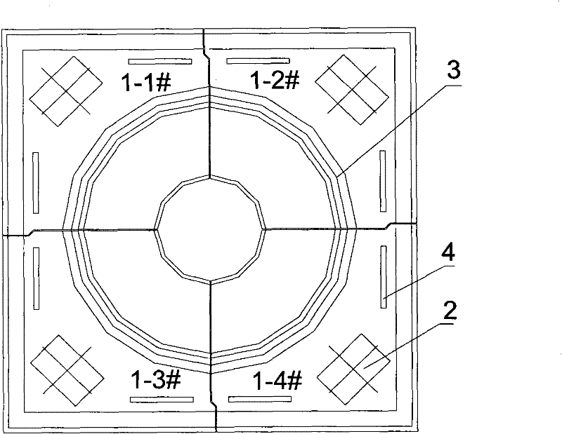 A rapid replacement method for burner bricks of annular heating furnace