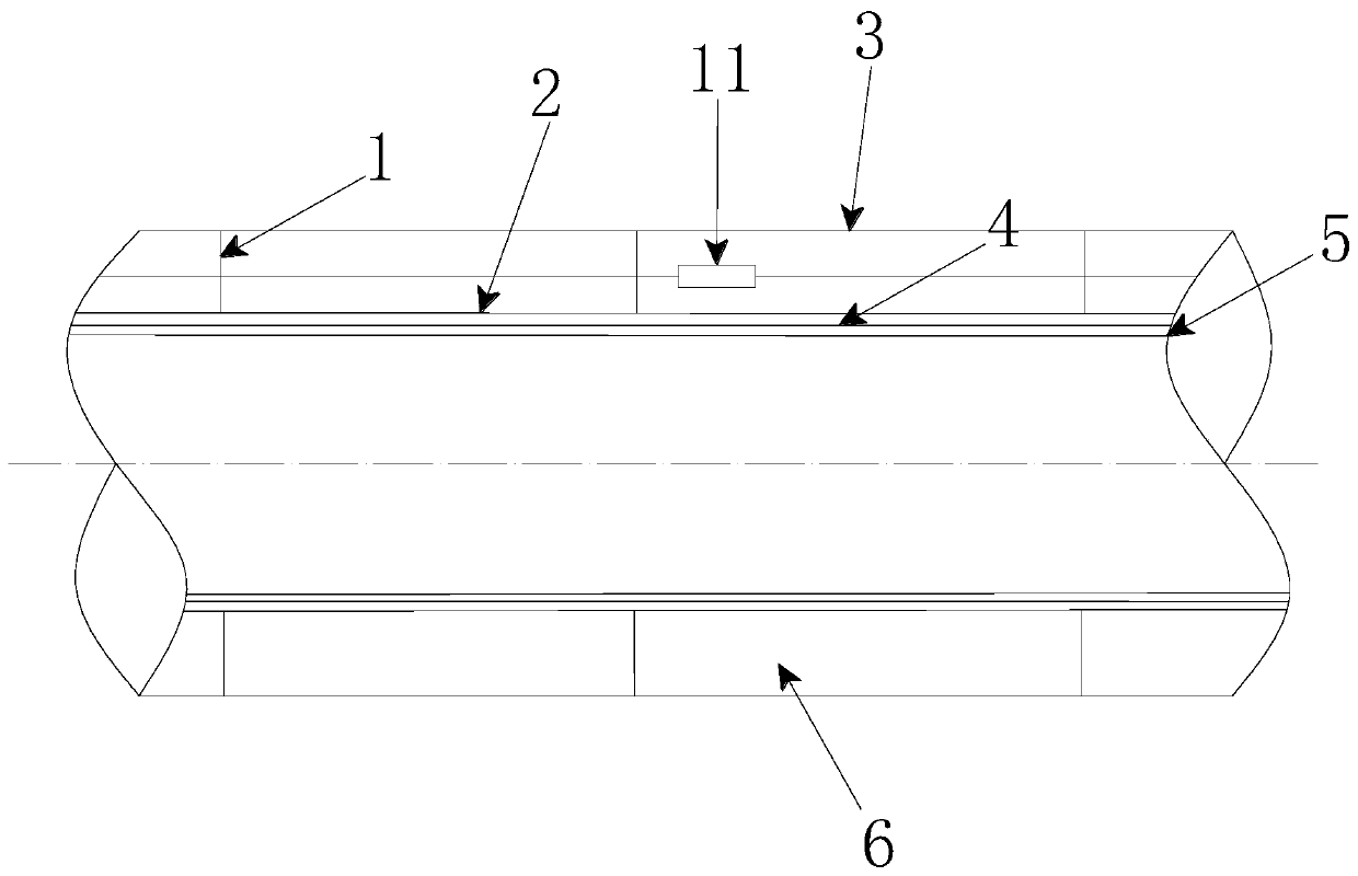 Automatic monitoring heat-preservation tube for geothermal mining of hot dry rock