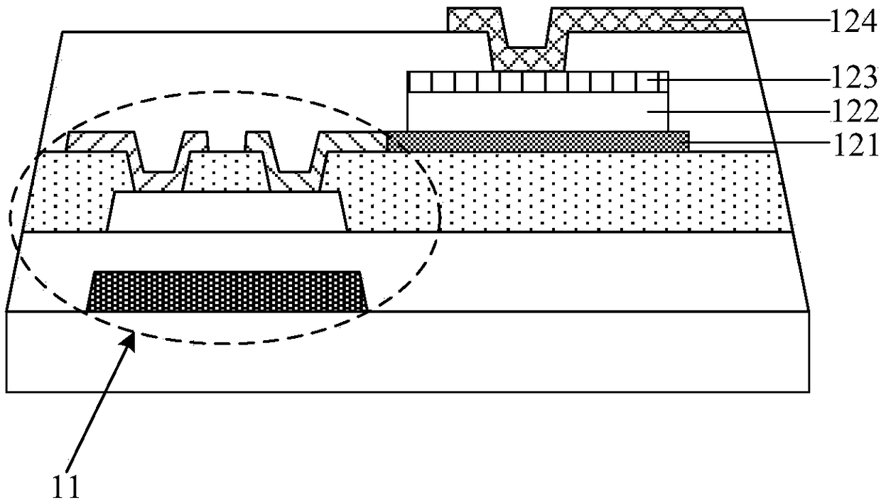 Photosensitive assembly and preparation method, array substrate and display device thereof