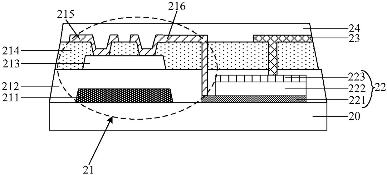 Photosensitive assembly and preparation method, array substrate and display device thereof