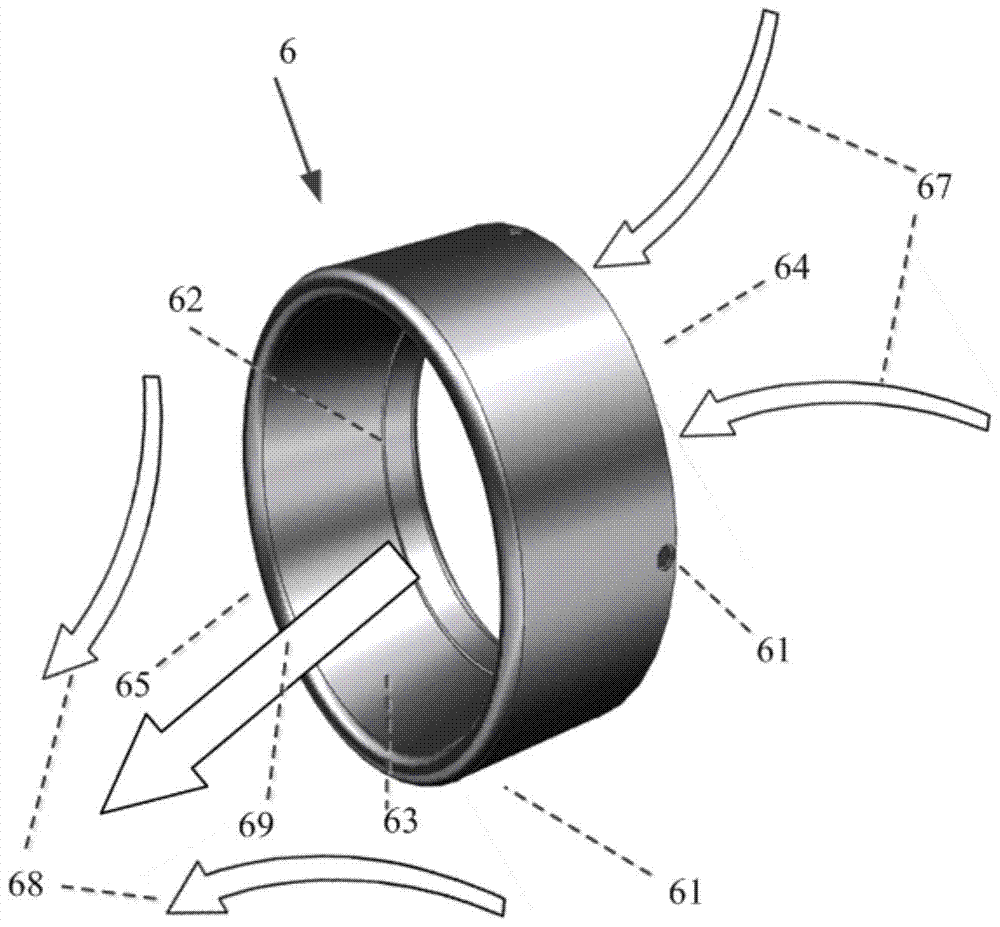 Remote transmission vaneless ventilation system for explosives field