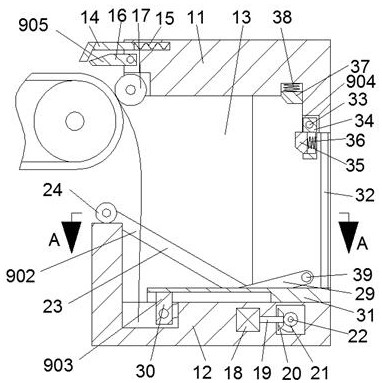 Folding and stacking device for anti-dirty cloth liner for security check