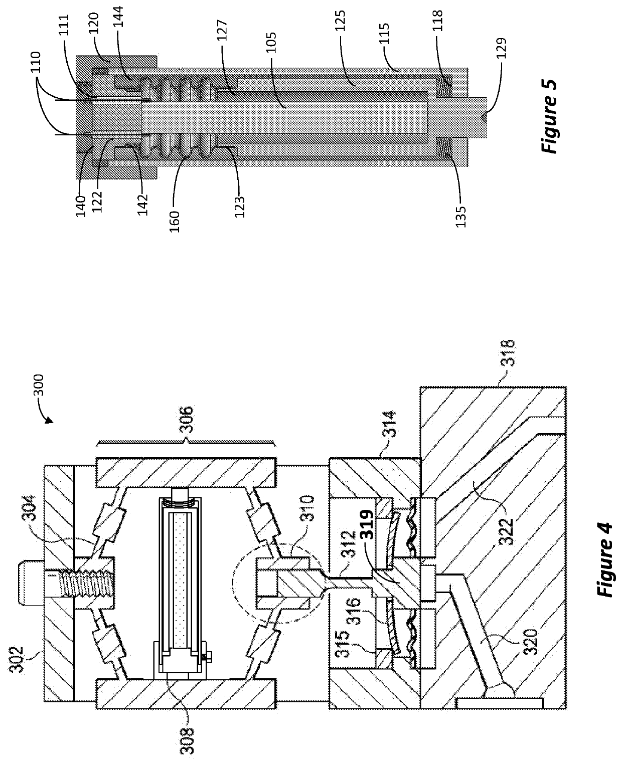 Preloaded piezo actuator and gas valve employing the actuator