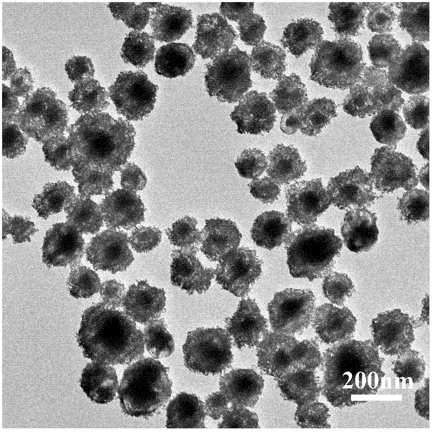 Porous core-shell nano auriferous alloy and preparation method for same