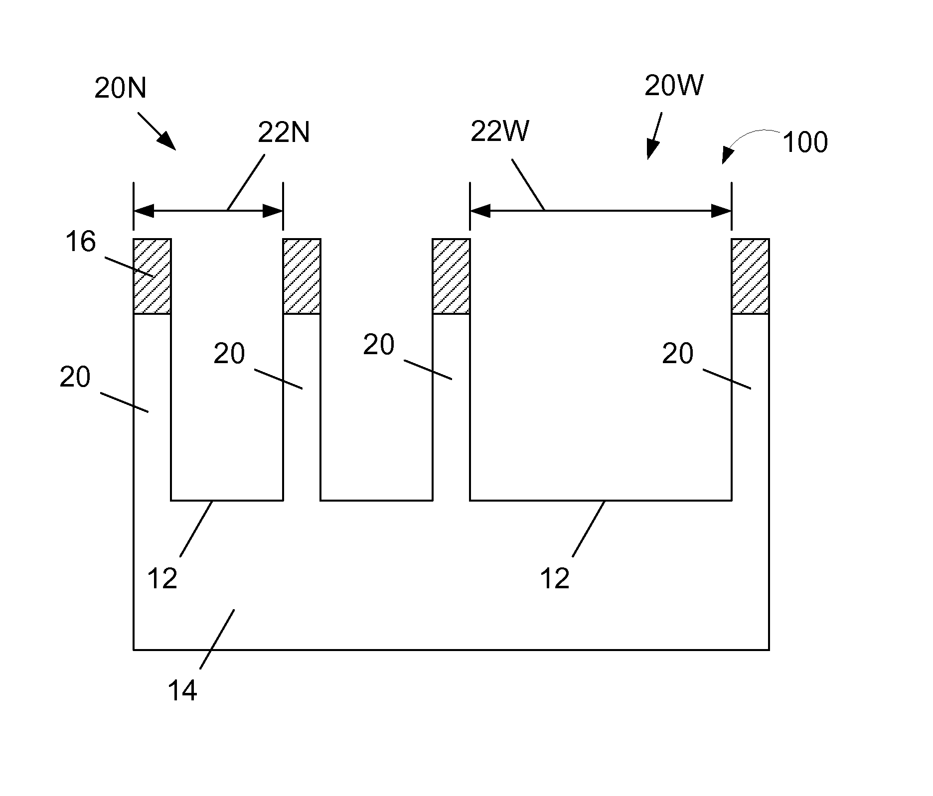 Methods of forming bulk finfet semiconductor devices by performing a liner recessing process to define fin heights and finfet devices with such a recessed liner