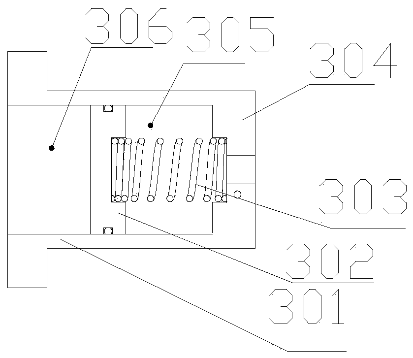 Double symmetrical piston water depth measurement sensor and measurement method of underwater pressure