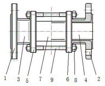 Corrosion-resistant pipe sight glass