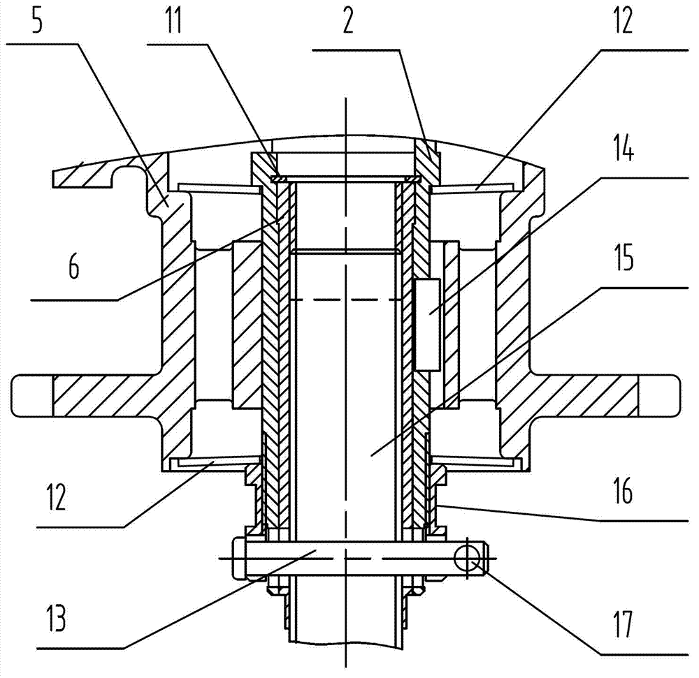 Derailment automatic braking apparatus of railway wagon