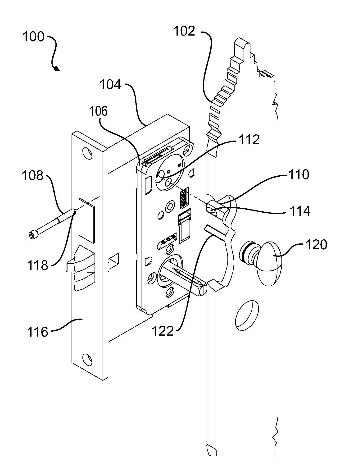 Mortise Lock Apparatus and Electronic Operating System