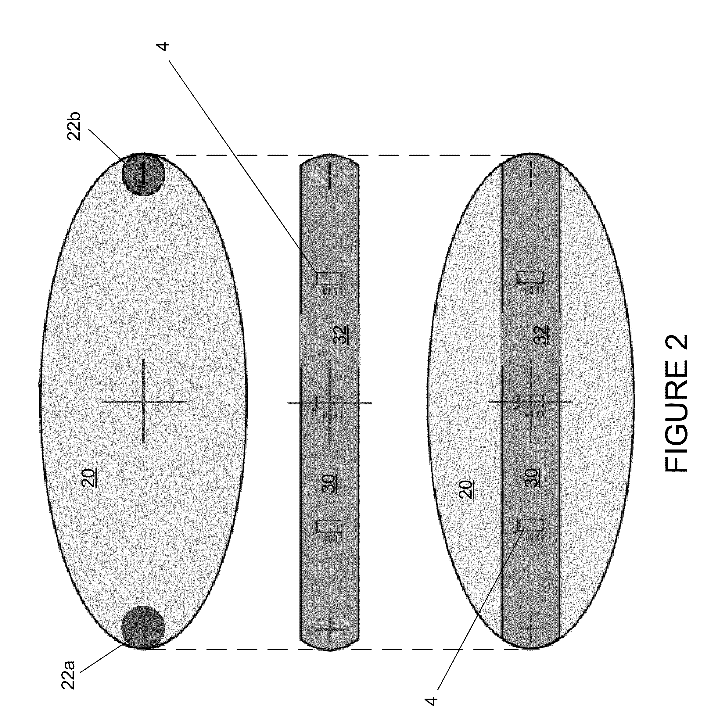 Device for wound treatment through photobiomodulation