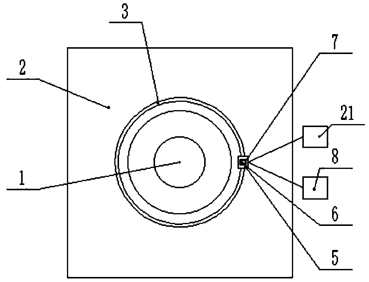 Photoelectric single-spindle monitoring device and detection method