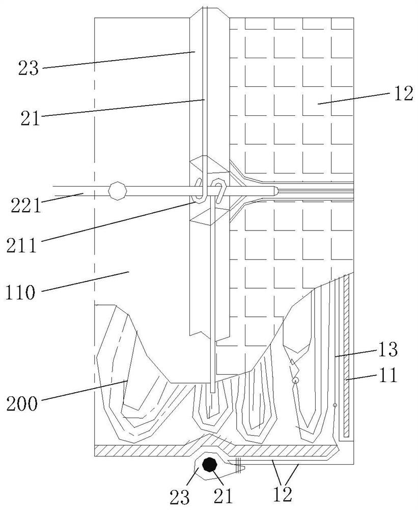 Guiding umbrella and installation method