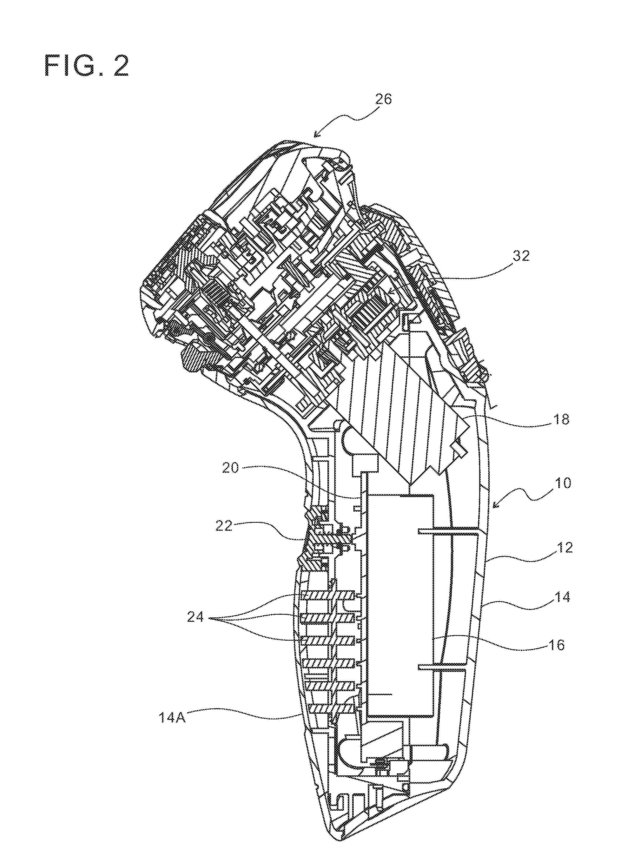 Rotary electric shaver