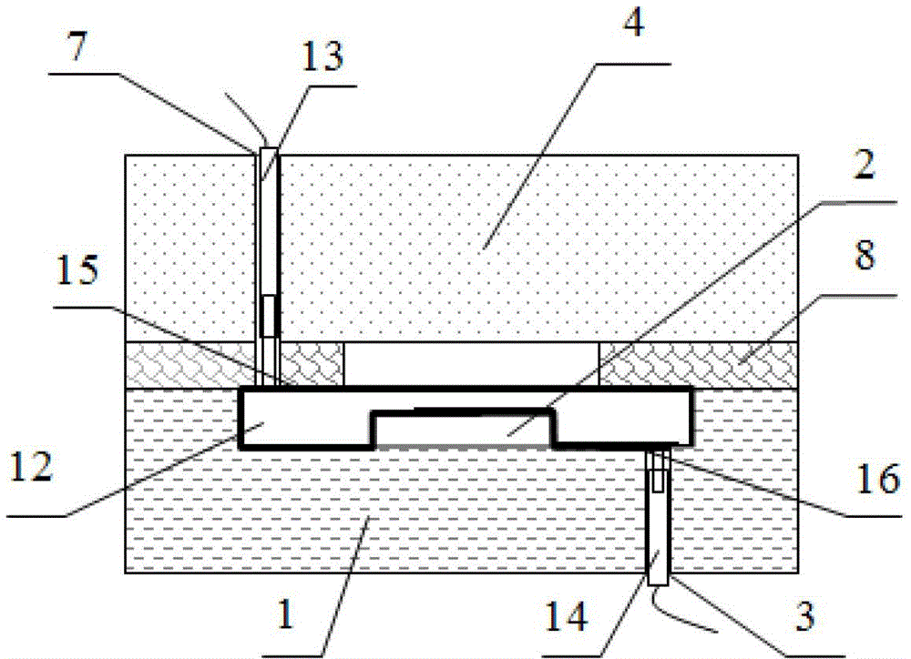 Quartz crystal microbalance detecting device