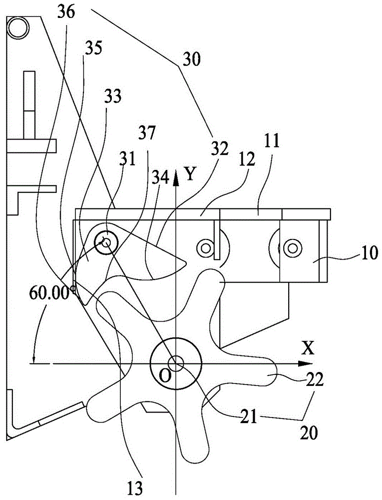 External-installed triggering type anti-sink device