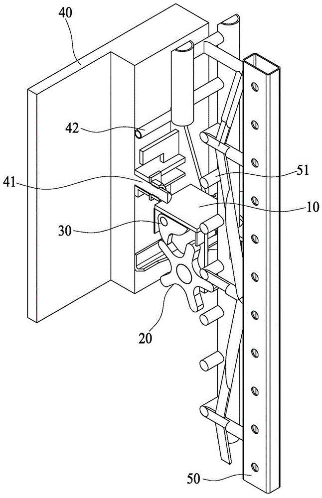 External-installed triggering type anti-sink device