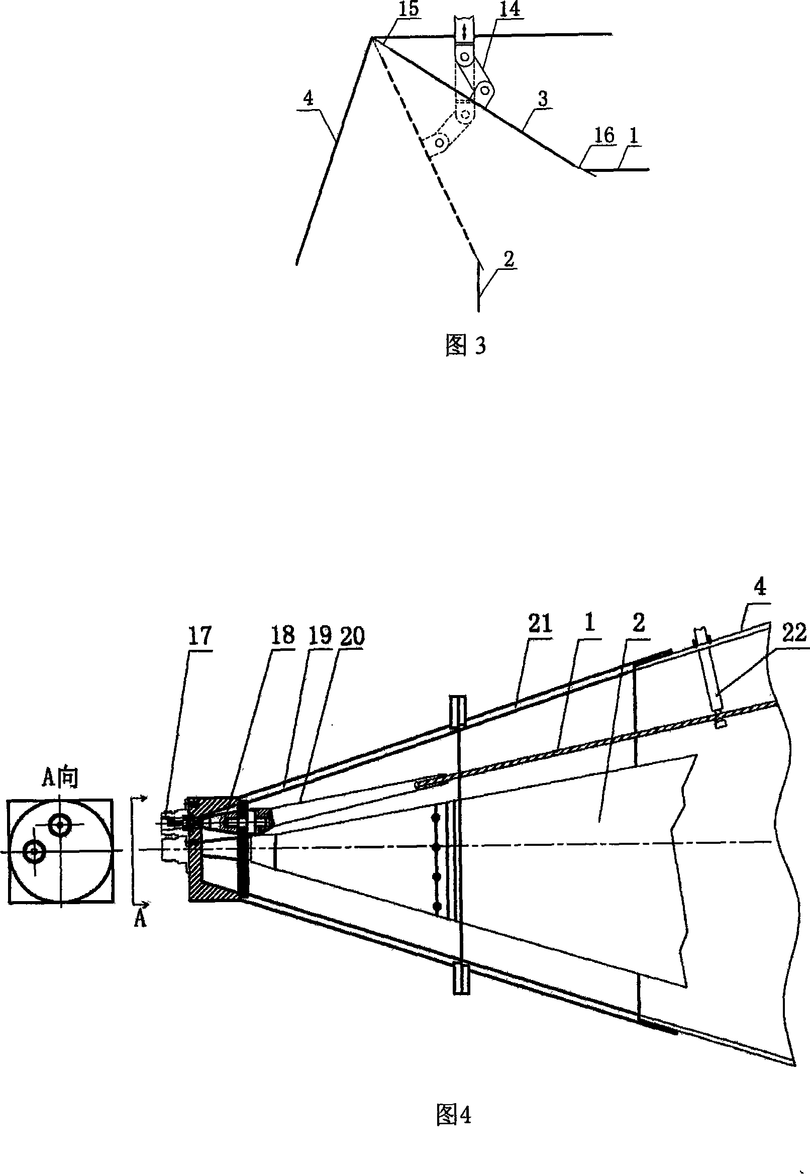 Three polarized transverse electromagnetic wave cell field intensity test device