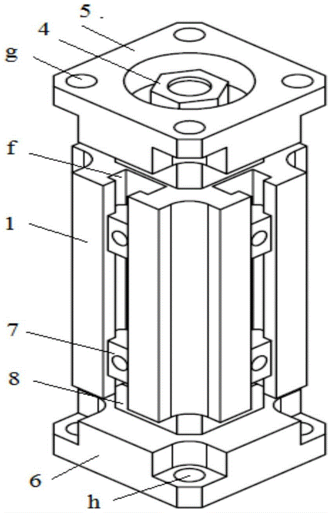 A piezoelectric sensor pretensioning device