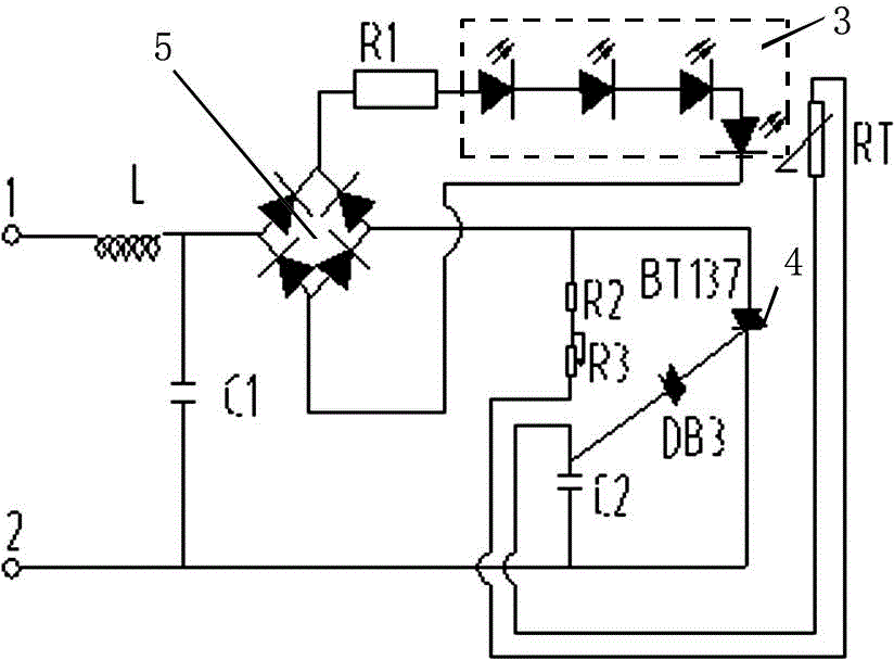 Closed-loop control LED power supply