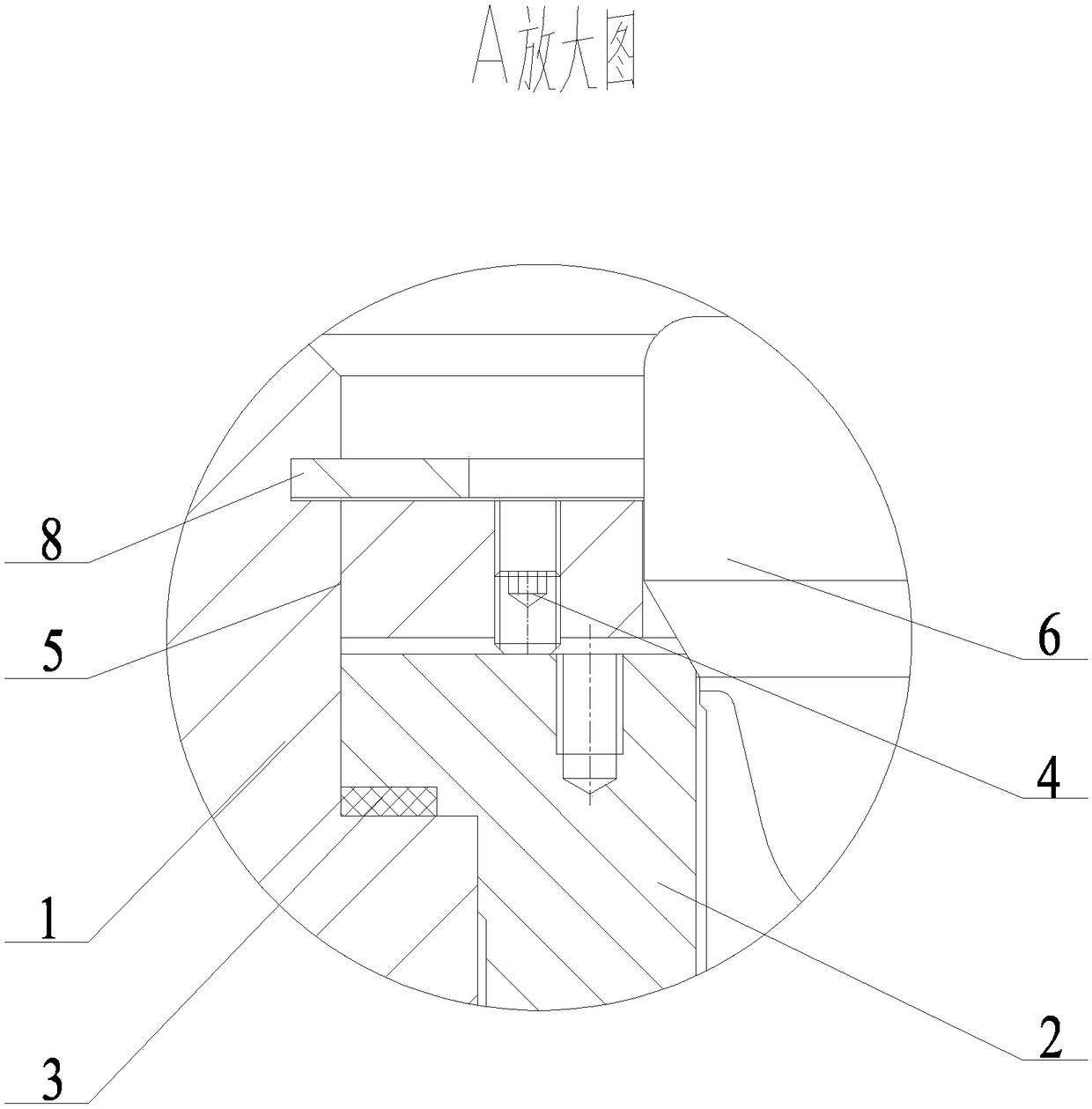 Valve seat fixing structure of high pressure steam valve