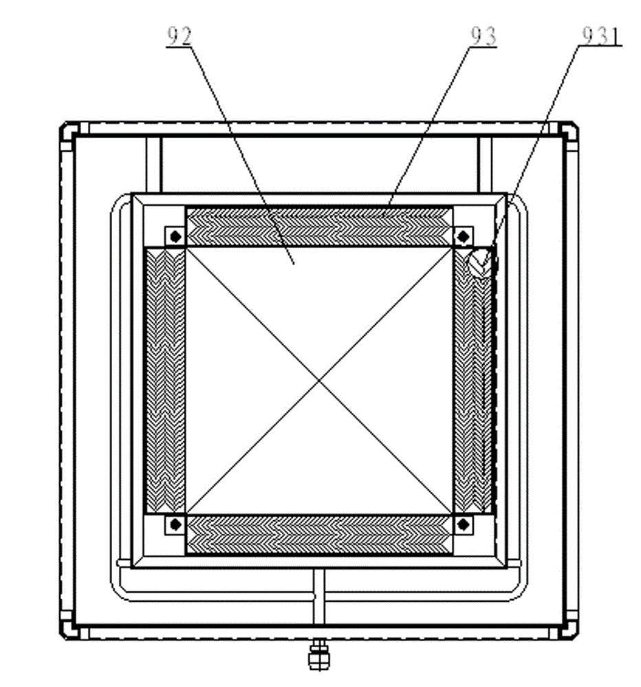 Special vertical type air conditioner for modularization power supply room