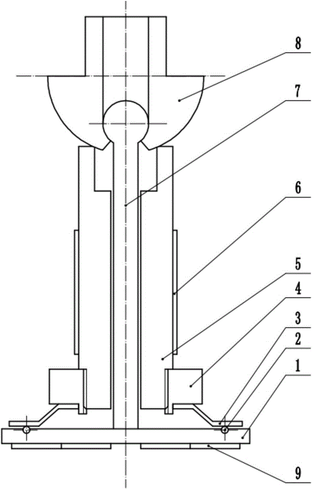 Coordinated driving type multi degree-of-freedom ultrasonic motor based on spherical hinge structure and working method of motor