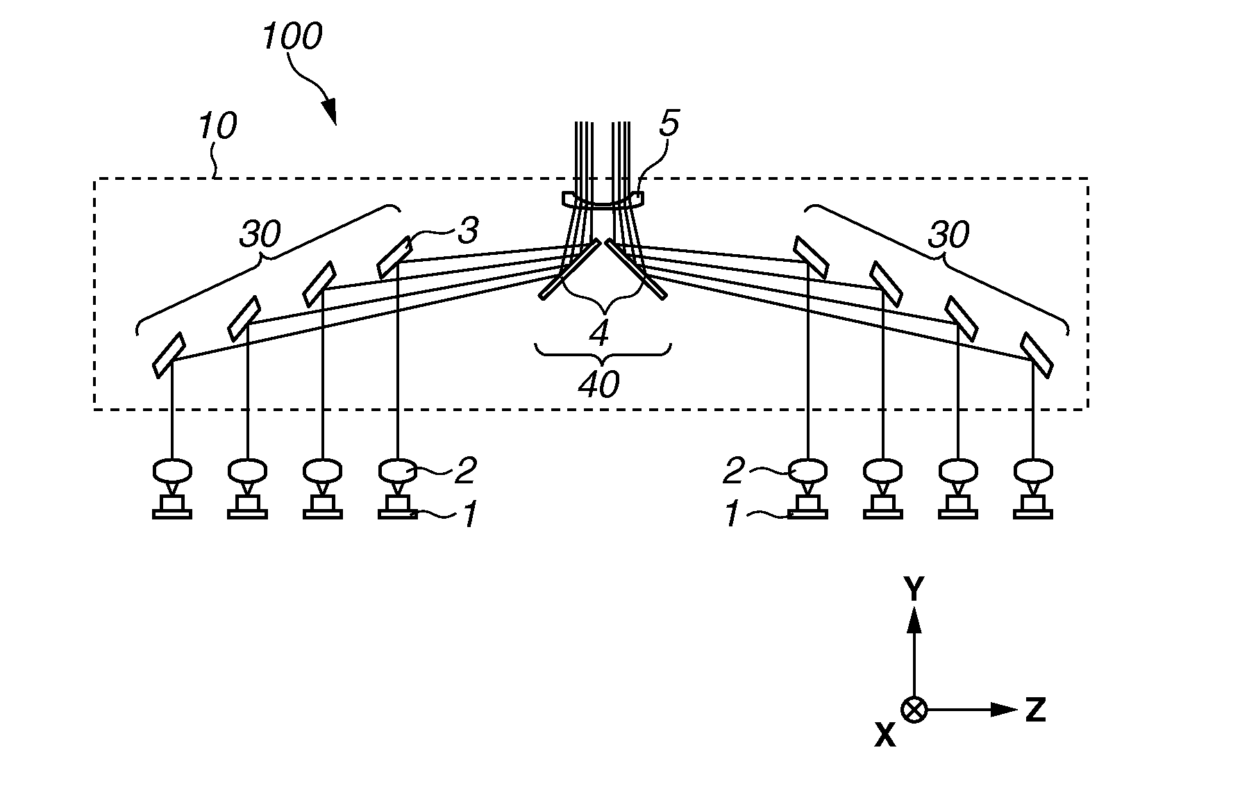 Optical unit, optical apparatus using the same, light source apparatus, and projection display apparatus